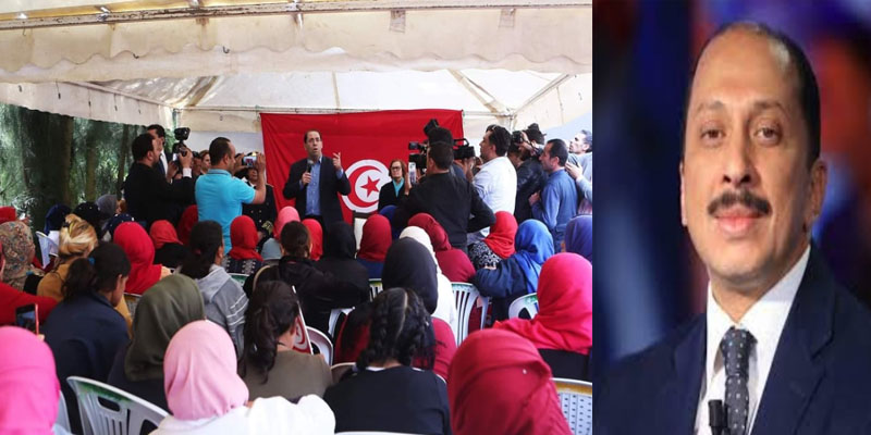 محمد عبّو: ألا يشعر رئيس الحكومة بالذنب عندما يخطب في سيدات جيء بهنّ من مصانعهن لتعبئة اجتماعه وسماعه؟